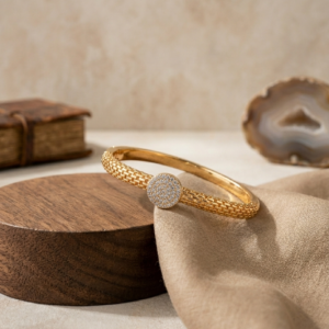 Circle of Grace Pave Diamond Bangle