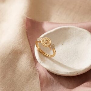 Sunflower Spark Ring